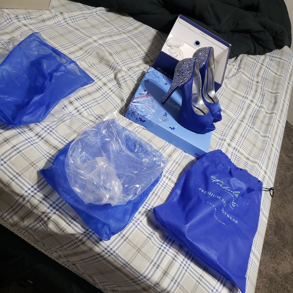 Royal blue High heels